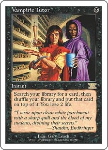 Vampiric Tutor Sixth Edition